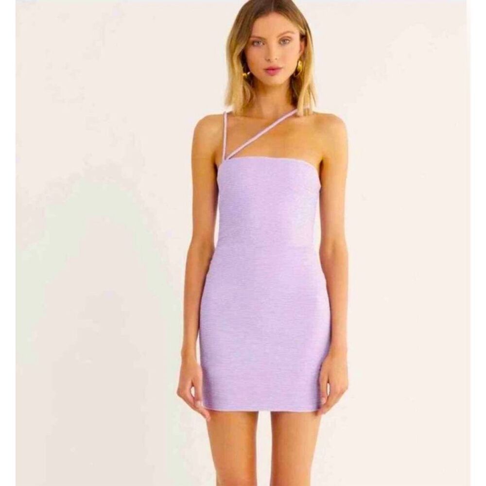 RUMER Reverie Penelope Mini Dress Lilac Size S